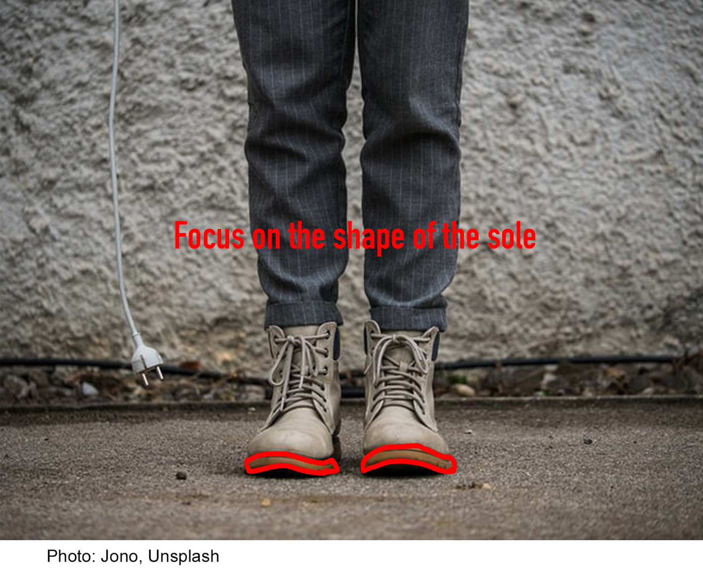 how to draw shoes step 1