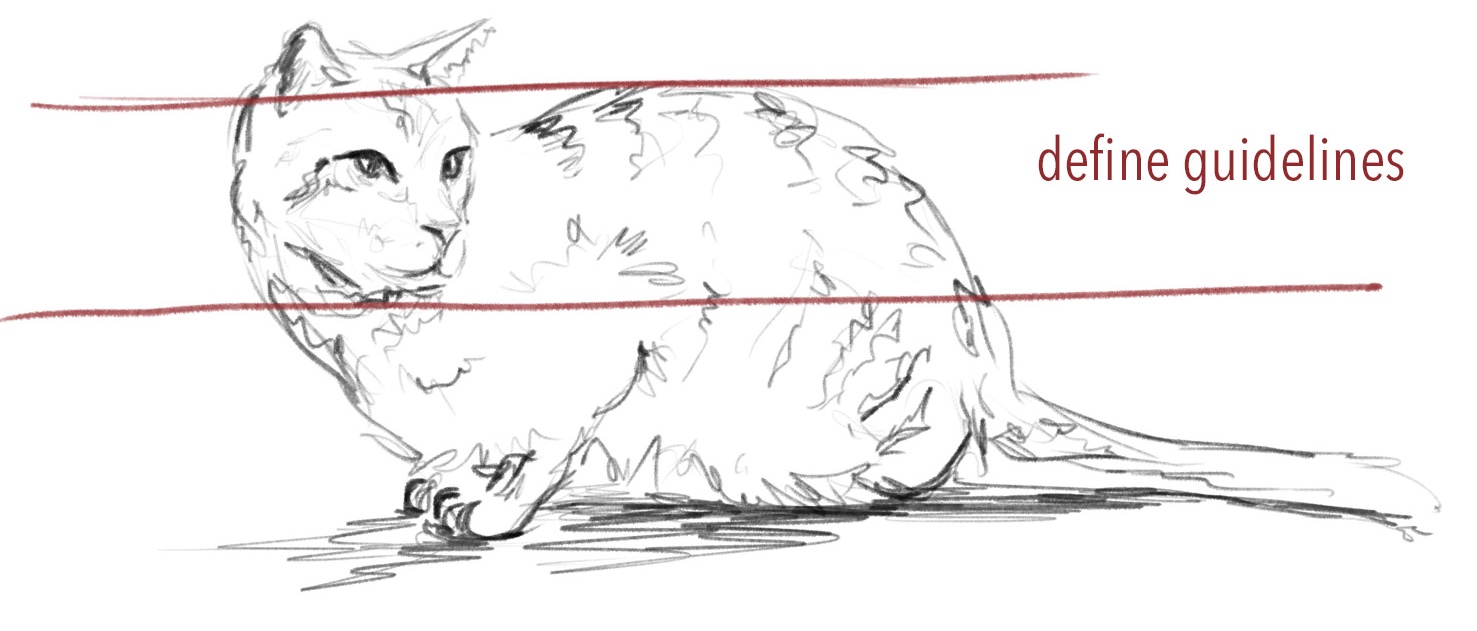 cat drawing tip of Barbara Baumann