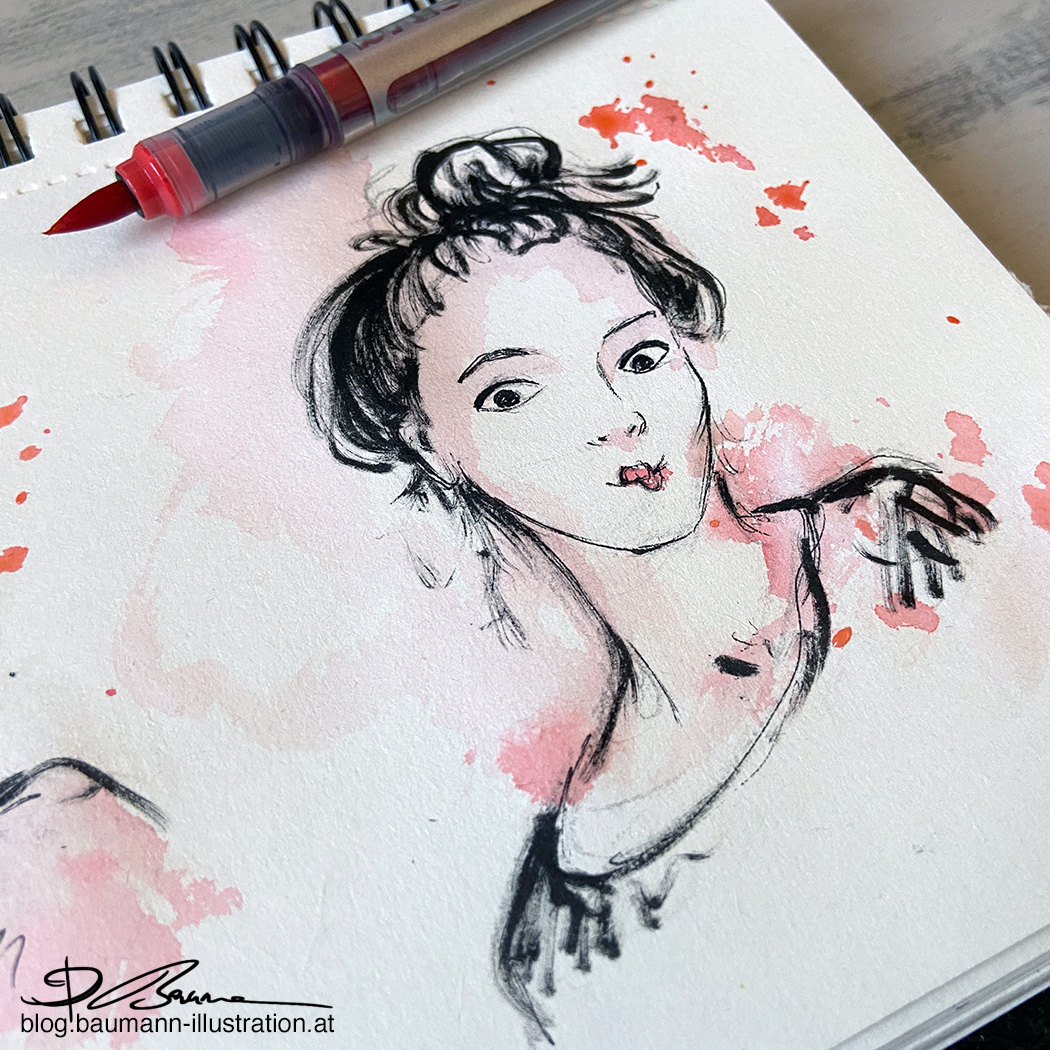Sketching facial expressions