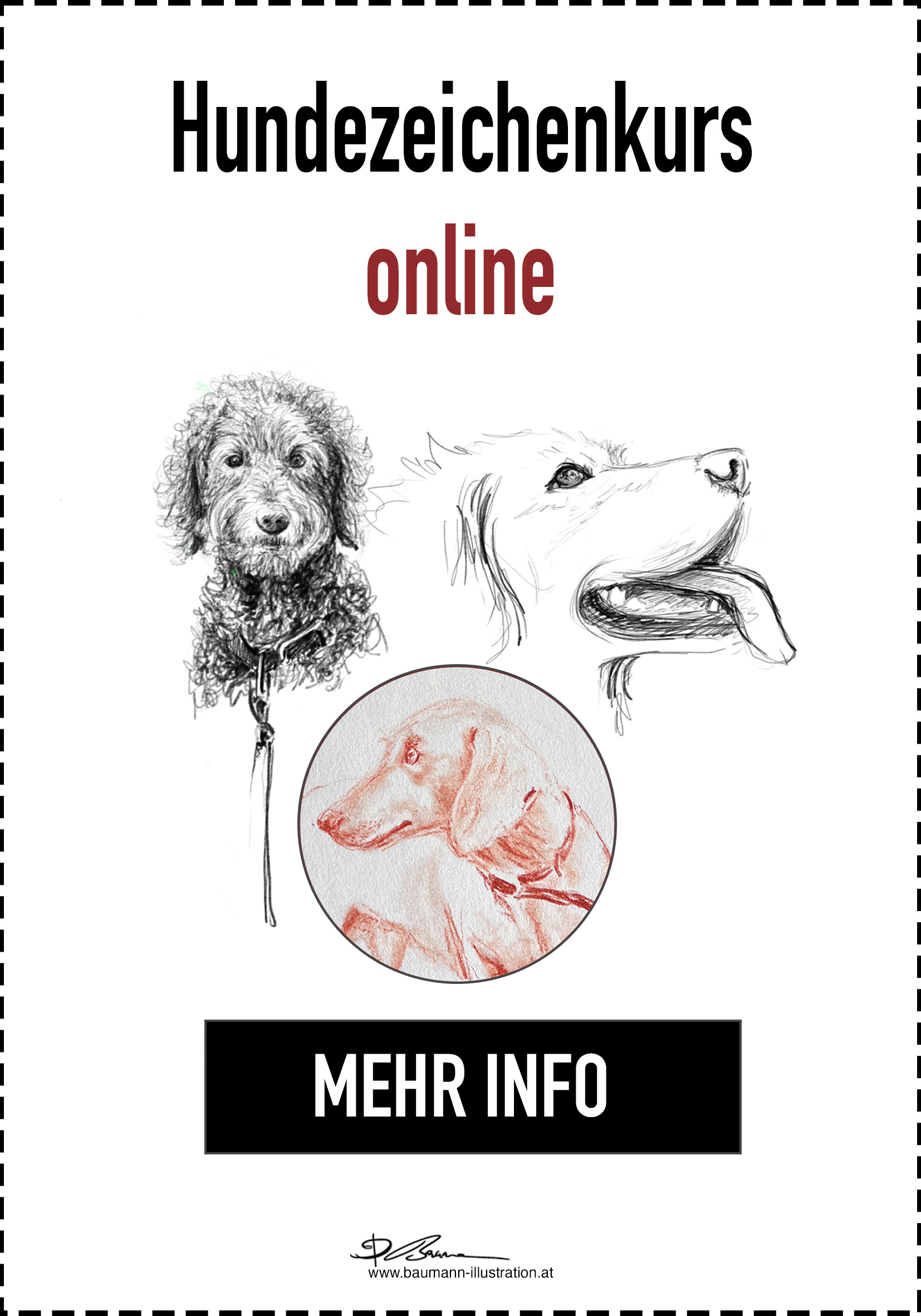 Hundezeichenkurs von Barbara Baumann